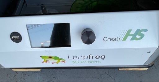 【通電確認のみ】CREATE HS Leap frog 3Dプリンター サイズ大きめ、 1121-011 