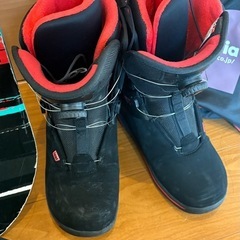 メンズスノボセット／板、ヴィンディング、靴、ケースの画像