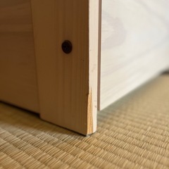 ニトリ　シングルベットフレーム　引き出し付きの画像