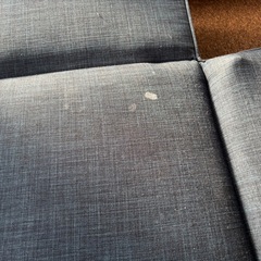 ネイビー　コンパクトソファーベッドの画像