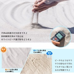 『未開封！20キロ！』砂遊びの砂　ホワイトビーチの画像