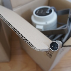 UNI-PEX ホーンスピーカー＆延長コードセット２組　CA-210B 防滴(中古）の画像