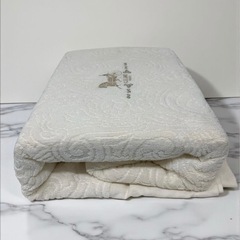 CELINE セリーヌ タオルシーツ ガジュール TS 綿100% 140×240cm ホワイト VKC5552740 箱付き 未使用品 11Dの画像