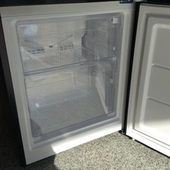 【美品】2ドア冷凍冷蔵庫 Haier ﾊｲｱｰﾙ JR-NF140NJ 140L 2024年製:ブラックの画像