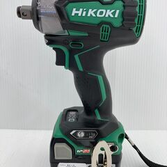 A-595【リユースのサカイ野々市店】ジモティ来店特価‼ HiKOK ハイコーキ コードレスインパクトレンチ WR1DBDL2 動作チェック＆クリーニング済みの画像