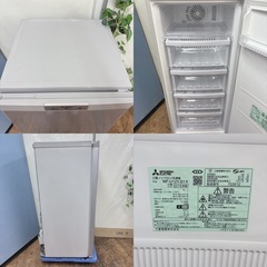I358 🌈 MITSUBISHI 冷凍庫 (121L) ⭐ 動作確認済 ⭐ クリーニング済の画像