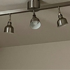 IKEA/　RANARP シーリングトラック3灯 ニッケルメッキの画像
