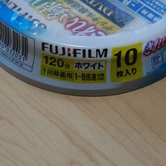 【新品】録画用DVD-R　１０枚組　フジフイルム製の画像