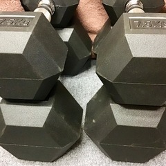 ダンベル4本セット 7.5kg×2本/12.5k×2本の画像