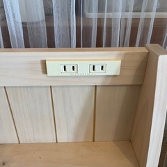 ニトリ　シングルベットフレーム　引き出し付きの画像