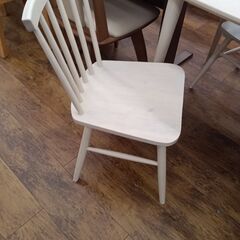 ★リユースのサカイ水戸店★  2人掛けダイニングセット ライトベージュ H71×D75×W75 クリーニング済み MT6340の画像