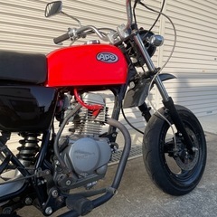 エイプ 80ccボアアップ 実働 書付き カスタムの画像