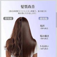 ドライヤー ヘアドライヤー 美髪 髪質改善 くせ毛 美肌 美容の画像