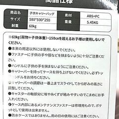 子供キャリーバッグ　First.Bの画像