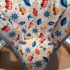 SmartAngel ベビー 歩行器 水色（車・いかり柄）の画像