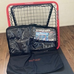 サッカー　クレイジーキャッチ　リバウンドネット　マット付きの画像