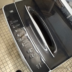 2024年　ハイアール　洗濯機　4.5kg 黒の画像