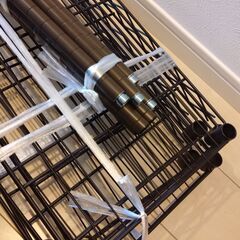 メタルラック　こげ茶色の画像