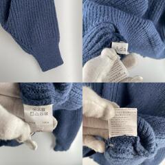 Ada. Ada. 長袖ニット アクリル ブルー レディース【古着】【中古】の画像