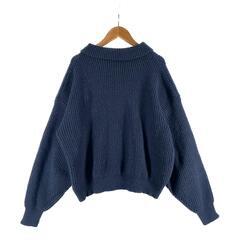 Ada. Ada. 長袖ニット アクリル ブルー レディース【古着】【中古】の画像