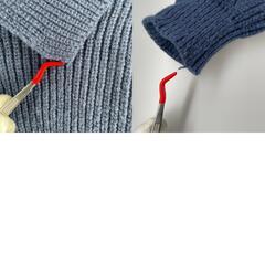 Ada. Ada. 長袖ニット アクリル ブルー レディース【古着】【中古】の画像