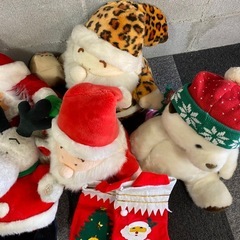 クリスマスぬいぐるみ　まとめ売りの画像