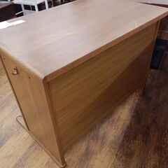 ★リユースのサカイ水戸店★  学習机 ブラウン H122.5×D68.8×W100 クリーニング済み MT6343の画像