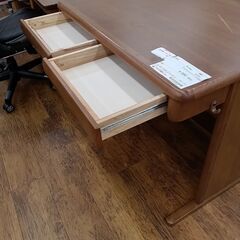 ★リユースのサカイ水戸店★  学習机 ブラウン H122.5×D68.8×W100 クリーニング済み MT6343の画像