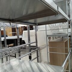 ★リユースのサカイ日立店★HJ8361  ラック シルバー H171×D40×W85 クリーニング済み の画像