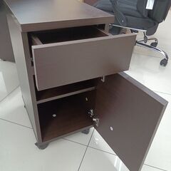 ★リユースのサカイ日立店★HJ8362 NITORI デスク ダークブラウン H72×D59×W119 クリーニング済み の画像