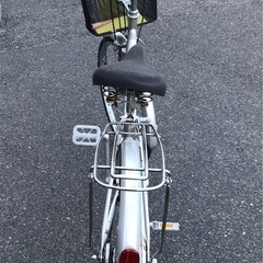 ジモティ割引有★【ジャングルジャングル岸和田店】自転車　ママチャリ　26インチ　シルバー　南大阪 岸和田市 貝塚市 泉佐野市 和泉市 忠岡町 熊取町の画像