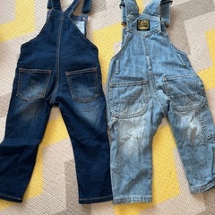 mou jon jon JUNK STOREオーバーオール　90cm　の画像