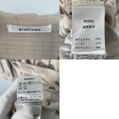 archives アルシーヴ コート ポリエステル レディース【古着】【中古】の画像