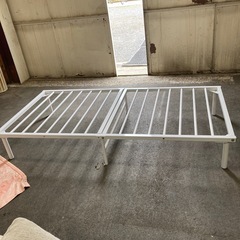 パイプベッドフレーム　美品の画像