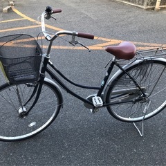 ジモティ割引有★【ジャングルジャングル岸和田店】自転車　ママチャリ　シルバー／ネイビー　27インチ　南大阪 岸和田市 貝塚市 泉佐野市 和泉市 忠岡町 熊取町の画像