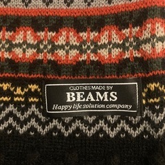BEAMS マフラーの画像