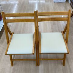 A-597【リユースのサカイ野々市店】ジモティ来店特価‼ ダイニングセット ２人用 木製 木目調 ブラウン クリーニング済みの画像