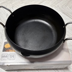 網付き天ぷら鍋の画像