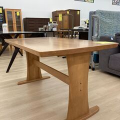 A-598【リユースのサカイ野々市店】ジモティ来店特価‼ ダイニングセット 4人用 木製 ブラウン 椅子２脚のみ クリーニング済みの画像