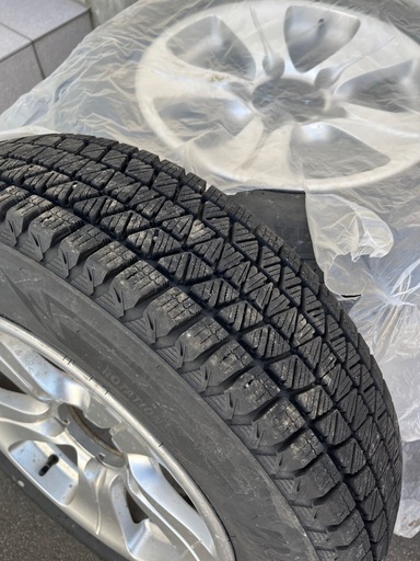 バリ山　ジムニー用 冬タイヤ 175/80R16 ブリヂストン製 アルミホイール付き 4本セット