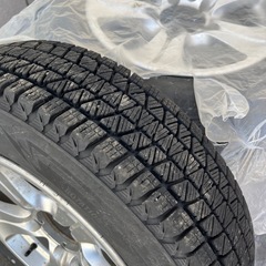 バリ山　ジムニー用 冬タイヤ 175/80R16 ブリヂストン製 アルミホイール付き 4本セット の画像