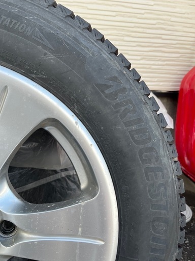 バリ山　ジムニー用 冬タイヤ 175/80R16 ブリヂストン製 アルミホイール付き 4本セット