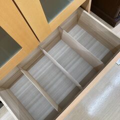 A-599【リユースのサカイ野々市店】ジモティ来店特価‼ 飾り棚 ブラウン 木製 クリーニング済みの画像