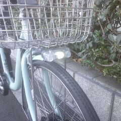 電動26インチ 税別￥54.364- 新基準ブリヂストン　フロンティア　ベルトドライブ　良品9.9Ah（14.3Ah相当）　電動自転車　３ヶ月保証　ミント1121の画像