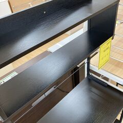 A-600【リユースのサカイ野々市店】ジモティ来店特価‼ キッチンカウンター 木製 ブラック 黒 クリーニング済みの画像