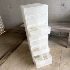 MUJI 収納ケース、キャスター付きの画像