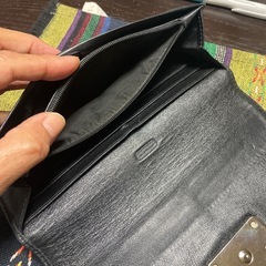 coach長財布　ブラックの画像