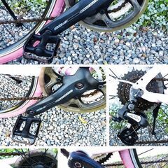 LOUIS GARNEAU　ルイガノ　47サイズ　変速　CHASSE MATT LITE PINKの画像
