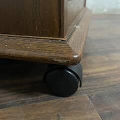 🔷🔶🔷ww5/34 三越 ブルージュ カントリーハウス サイドテーブル ワゴン キャスター付き 家具 インテリア レトロ ★直接引取歓迎◎🔷🔶🔷の画像