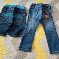 デニムズボン4枚の画像